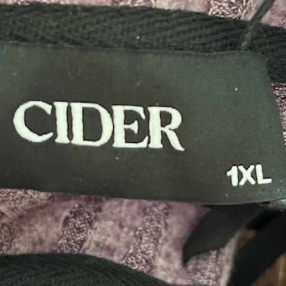 Cider Terry Collar Solid Bowknot Sweatshirt NWT - Picture 8 of 9